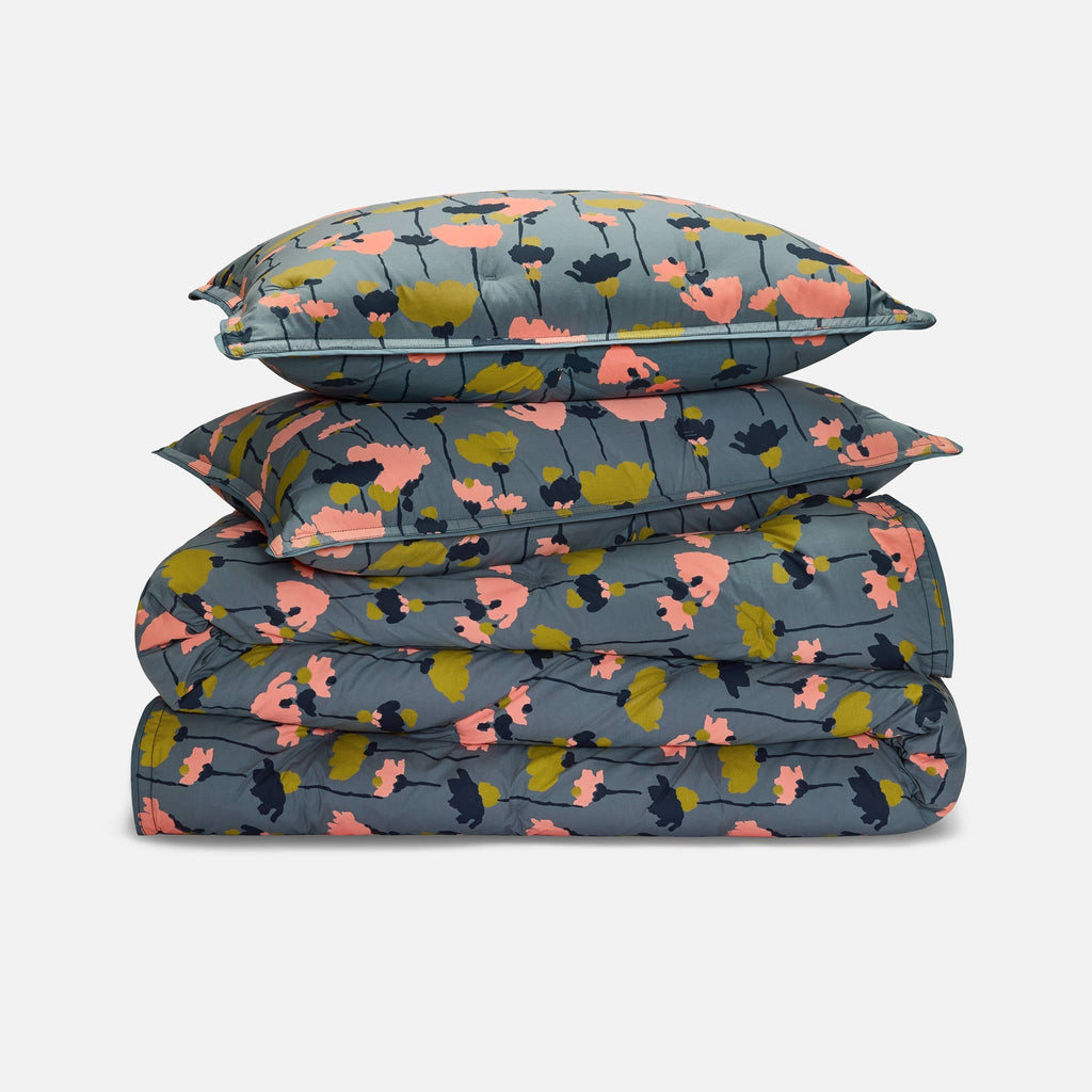 Brooklinen Washed Classic Percale Comforter Set